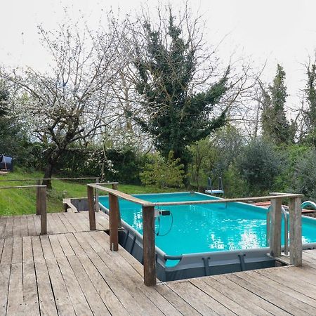 فيلا توريتا دي سيينافي Casale Val D' Orcia- Relax E Lusso In Piscina المظهر الخارجي الصورة
