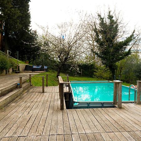 فيلا توريتا دي سيينافي Casale Val D' Orcia- Relax E Lusso In Piscina المظهر الخارجي الصورة